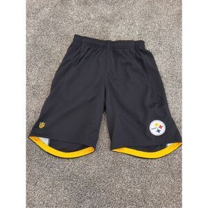 NFL Team Apparel Youth Medium Pittsburgh Steelers Shorts